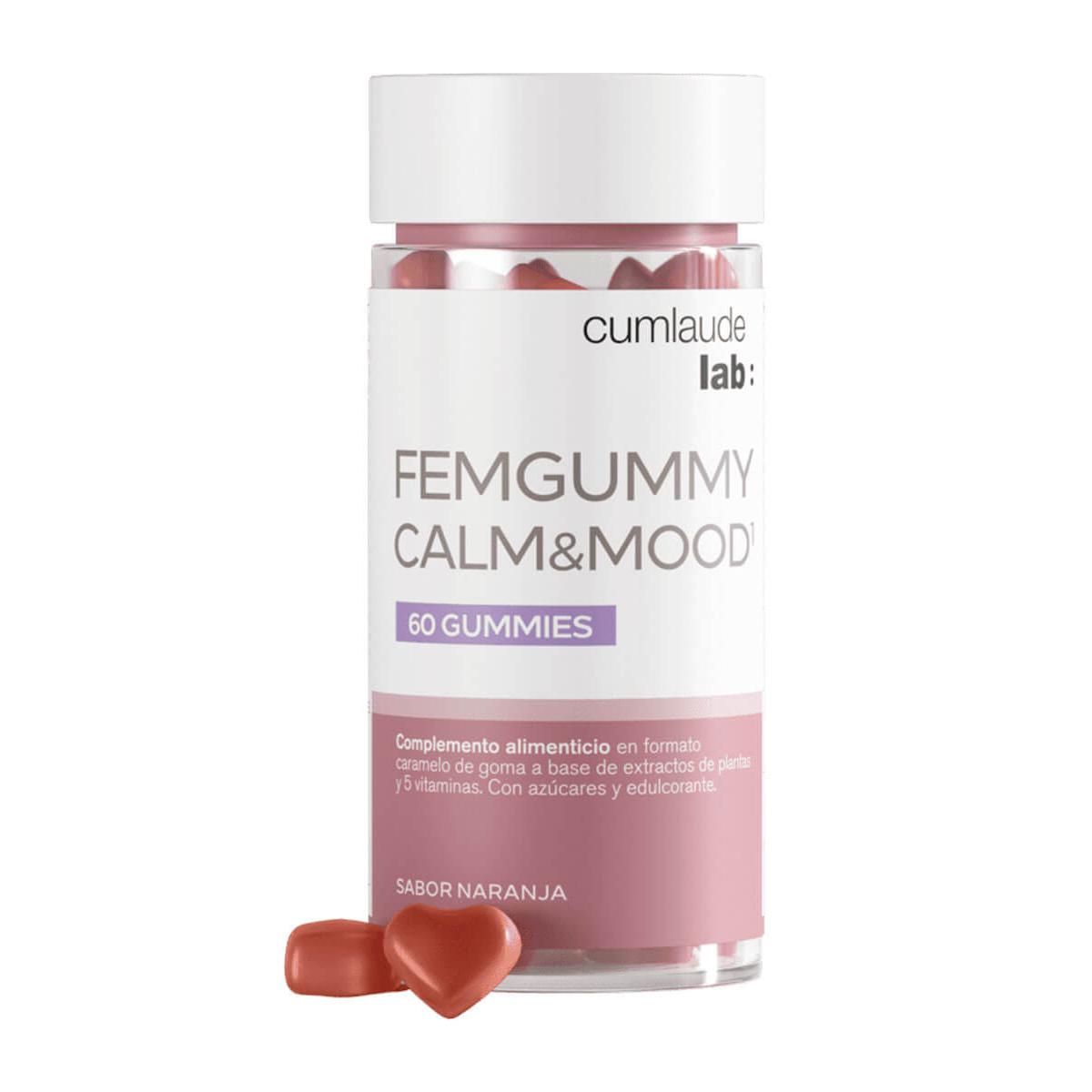 Cumlaude lab femgummy calm&mood sabor naranja 60 gominolas