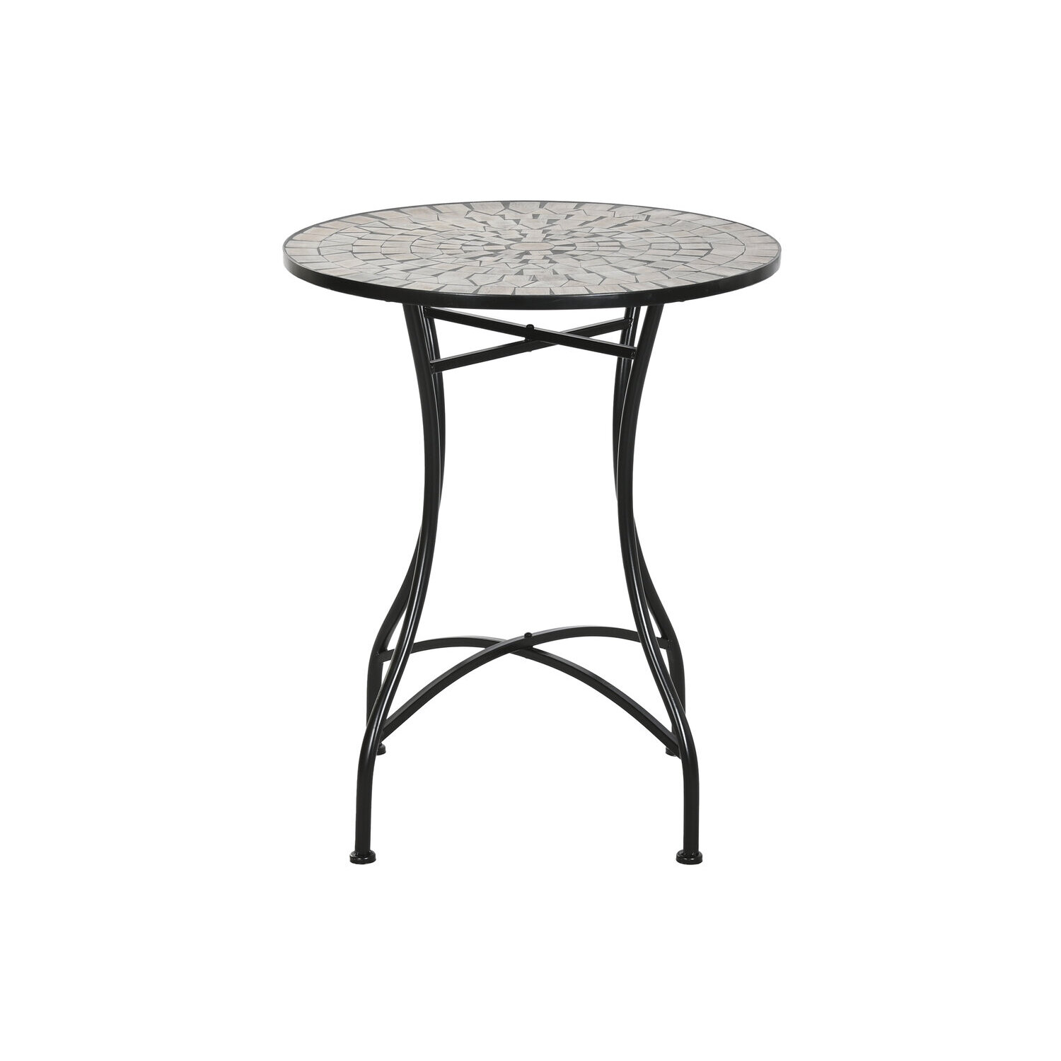 Mesa metal ceramica 60x60x72 mosaico multicolor El mejor complemento para tu hogar.