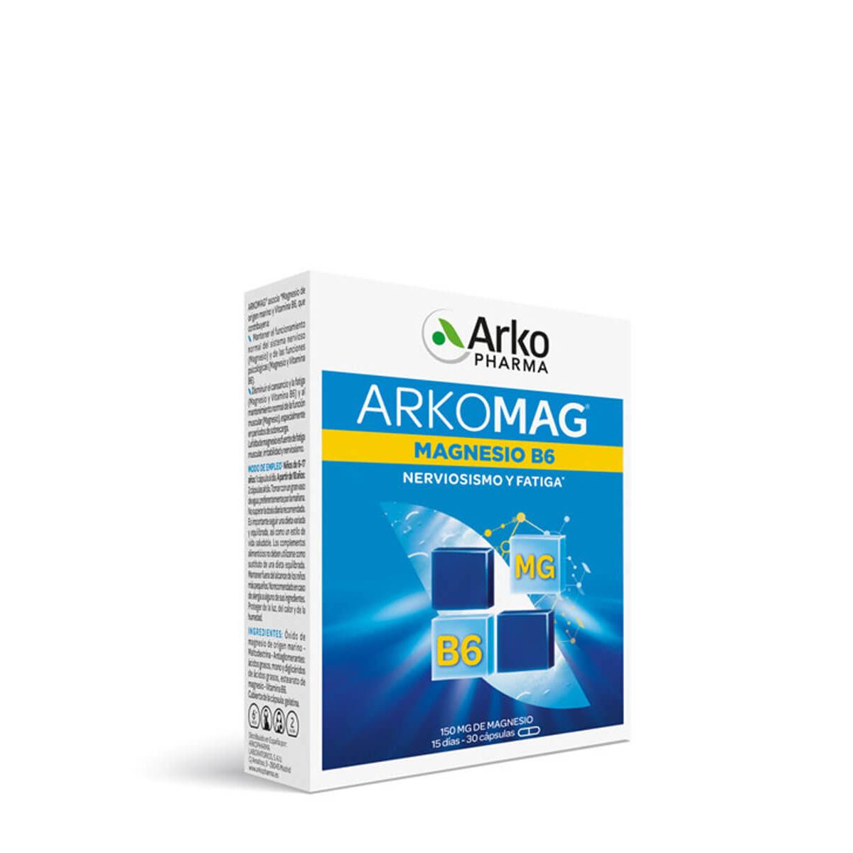 Arkopharma arkomag magnesio y vitamina b6 30 cápsulas