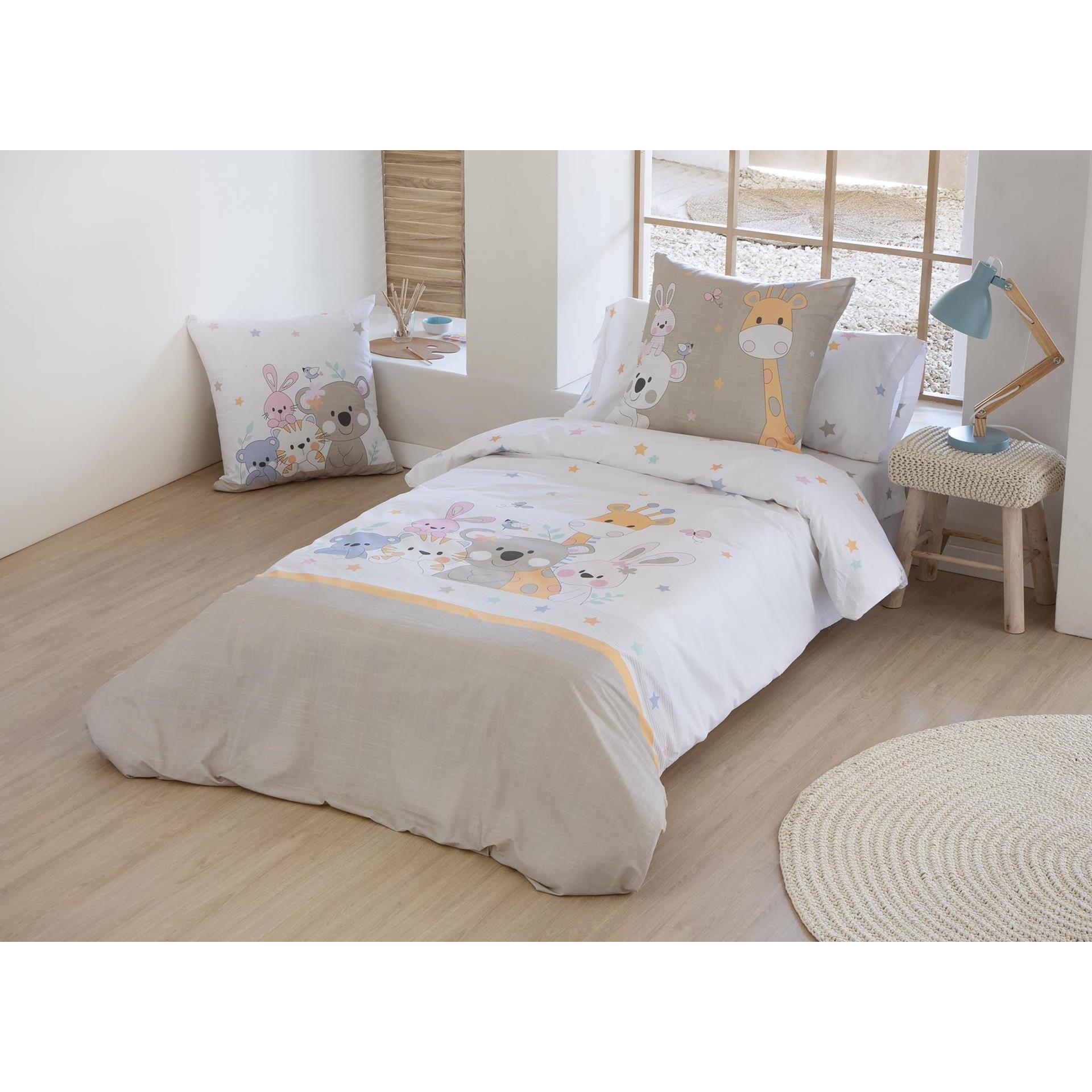 JVR - FUNDA NORDICA modelo BUNNY - Tejido 100% Algodón - Fabricado en España - Cama 90/105/135/150/160/180