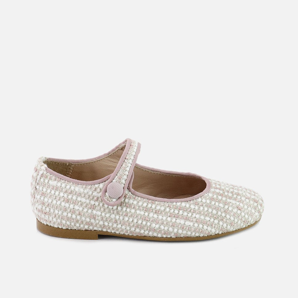 Merceditas Grosgrain Lino Pibi Rosa Papanatas | Eli 1957