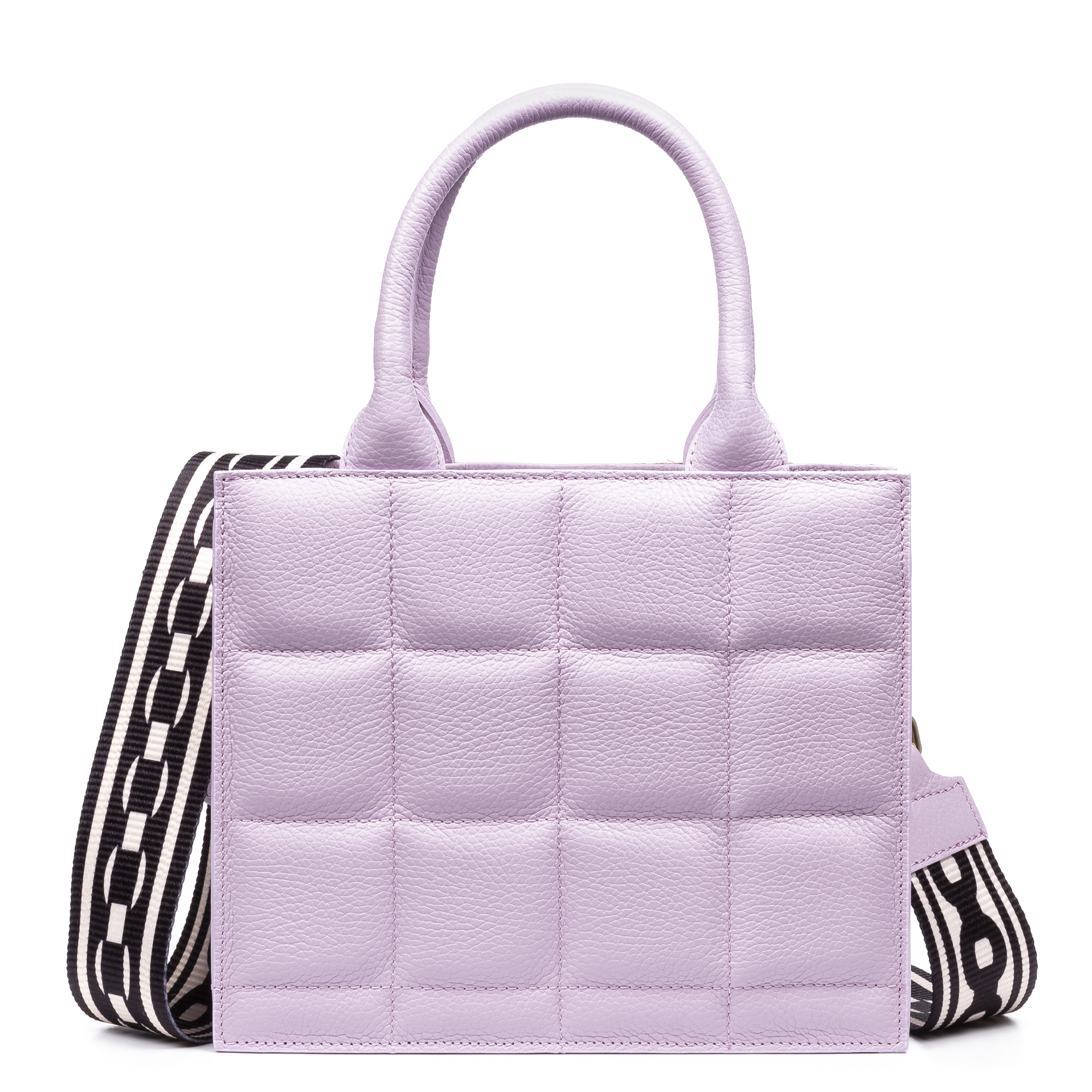 Firenze Artegiani. Albino bolso tote de mujer. Piel auténtica acabado Dollaro acolchado. Made in Italy. Vera Pelle Italiana.