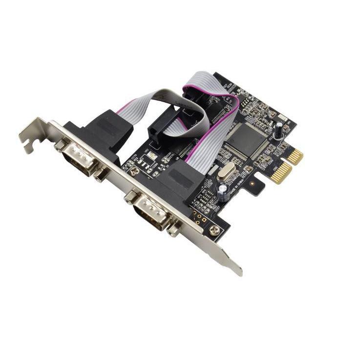 Microconnect Tarjeta Pcie de 2 Puertos para Puerto Serial - Alta Velocidad de Transferencia