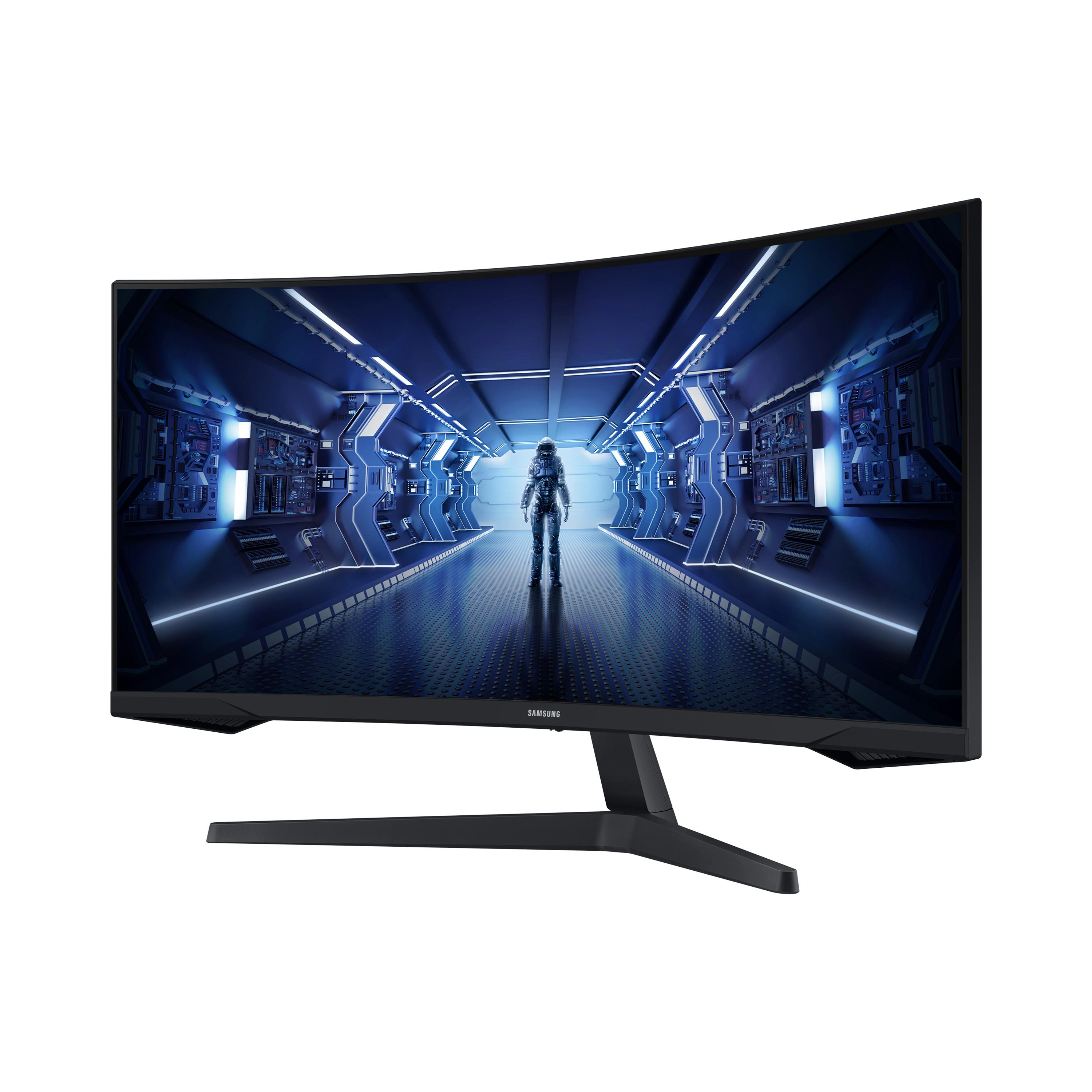 Samsung Odyssey C34G55TWWP - 34" UltraWide Dual Quad HD - LED - Negro - 165Hz