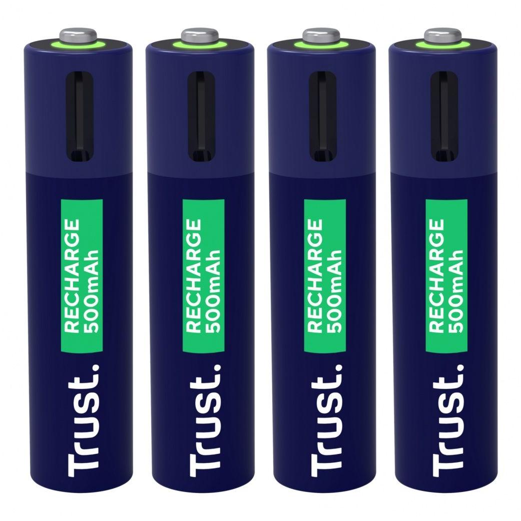 PILA TRUST TRUST BAT USB-C AAA 4P