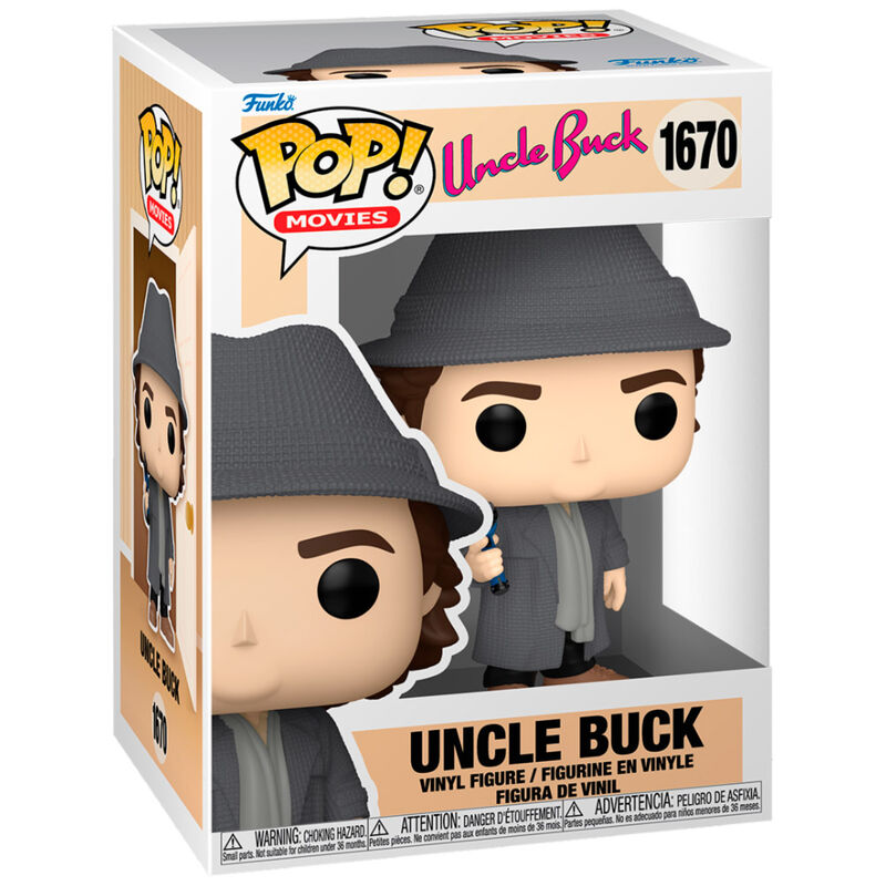 Funko Pop! Movies: Uncle Buck – Buck - Llavero - Minifigura de Vinilo Coleccionable Llavero Original - Relleno de Calcetines - Idea de Regalo- Mercancia Oficial - Movies Fans - Minifigura