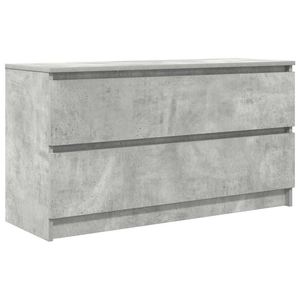 vidaXL Mueble de TV madera de ingeniería gris hormigón 100x35x54 cm