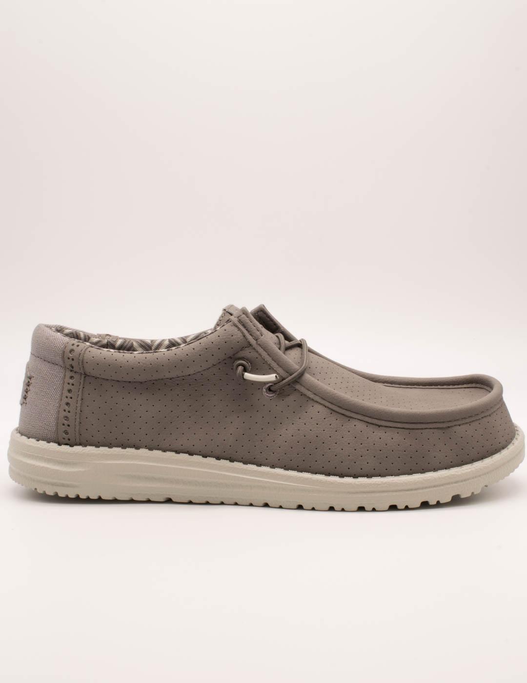 Hey Dude Zapato HD45150-1XH Wally Flannel Grey de Hombre