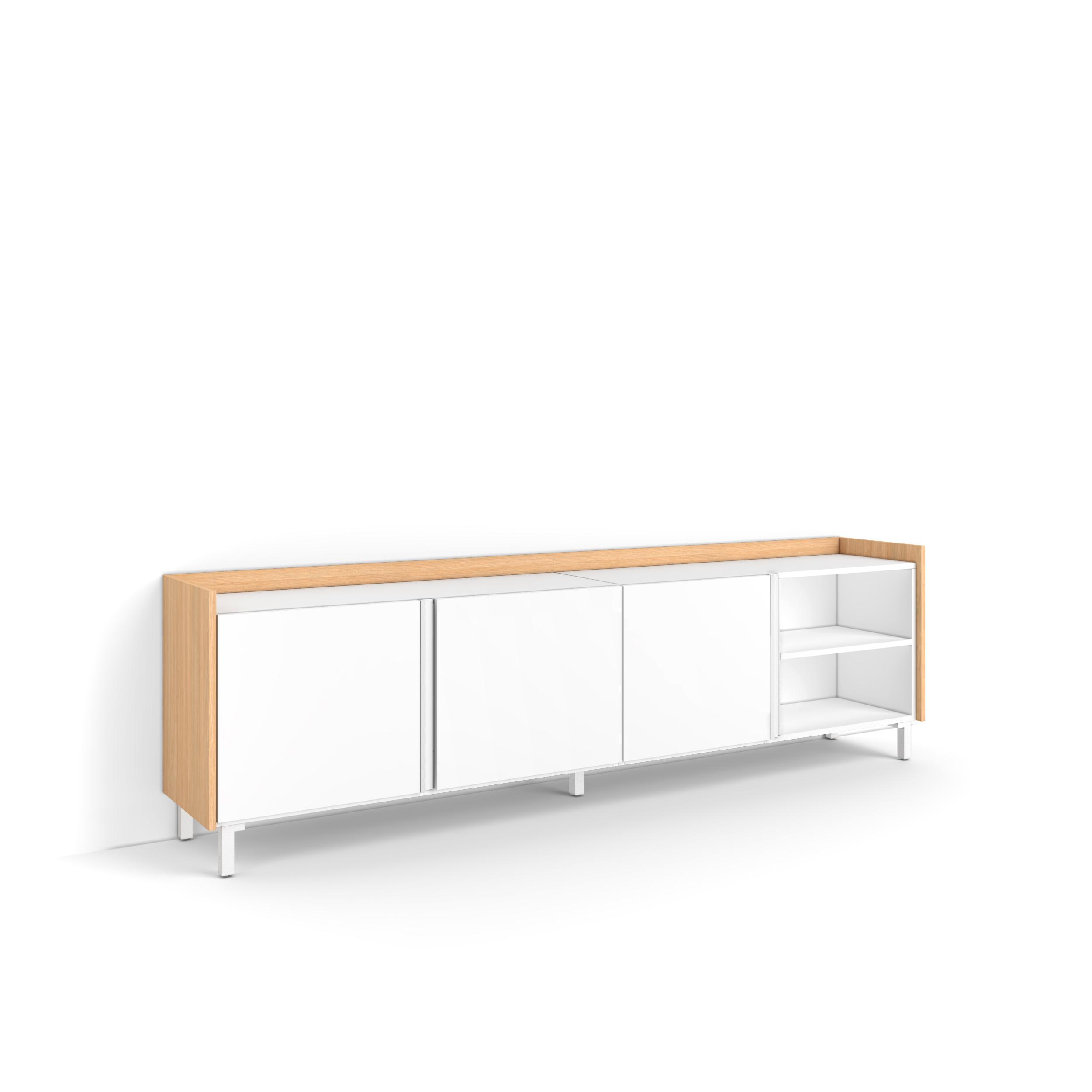 Mueble TV, Televisión, 207x35x61cm, Para TV hasta 80", Diseño industrial