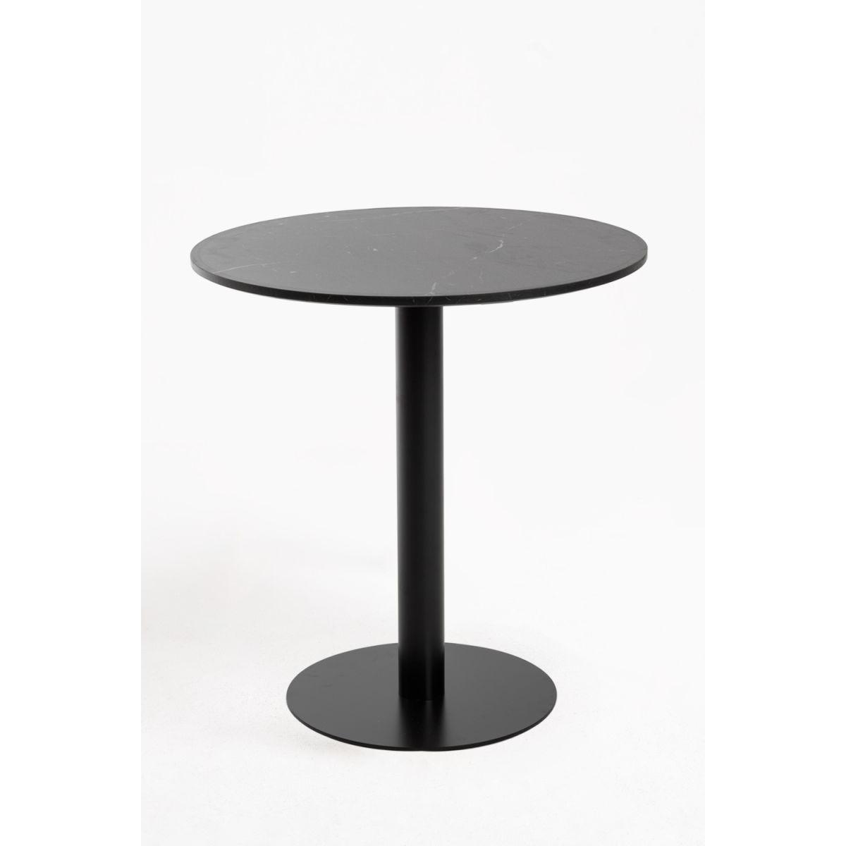 Regalos Miguel - Mesas Bar - Mesa Firro Redonda 70cm Negra - Negro