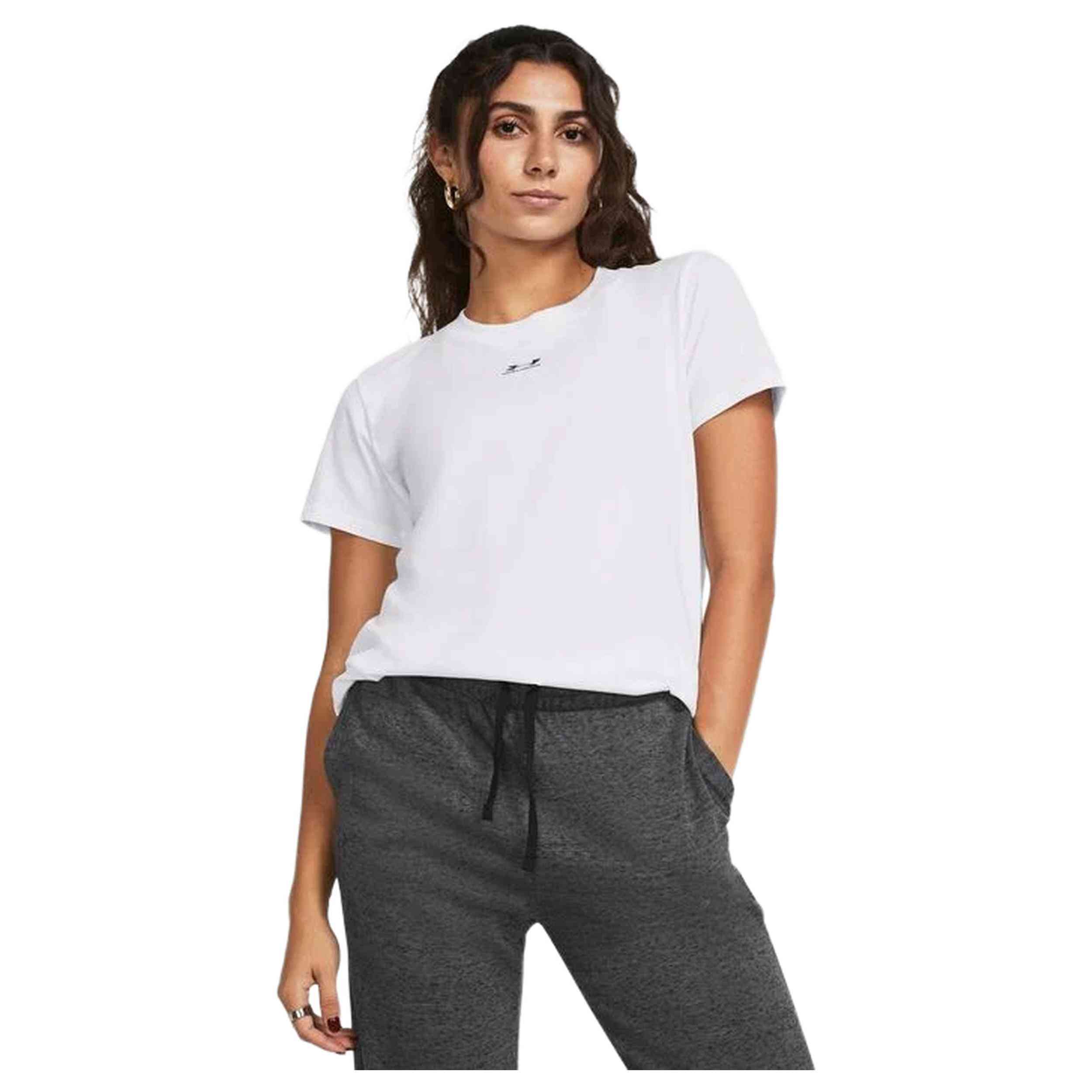 Camisetas De Manga Corta Under Armour para Mujer en color Blanco
