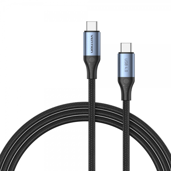 Vention cable usb-c 4.0 macho a usb-c macho - 1m - color gris