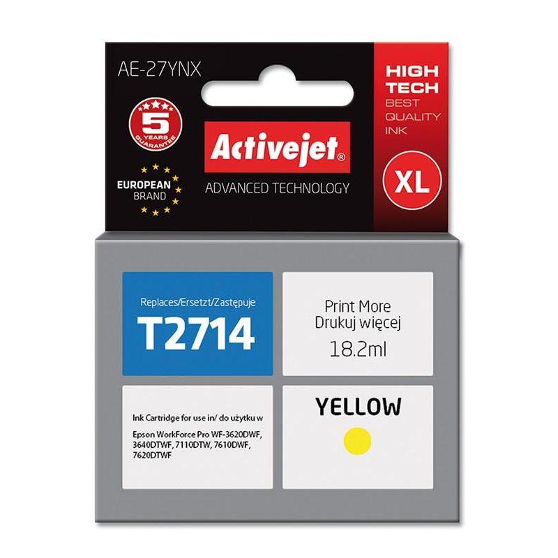 Activejet AE 27ynx Cartucho de Tinta Compatible Epson T2794 Alto Rendimiento XL