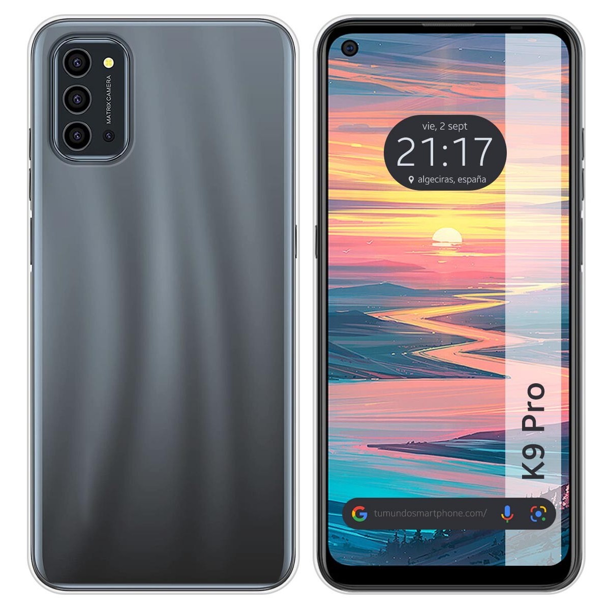 Tumundosmartphone Funda Silicona Transparente Gel TPU para Oukitel K9 Pro