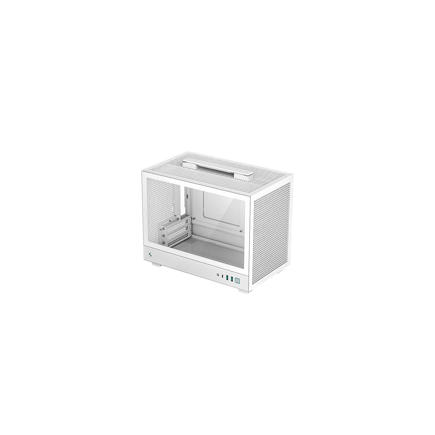 Caja ultraportátil Deepcool | CH160 WH | Blanca | Mini-ITX | Fuente de alimentación incluida | ATX PS2