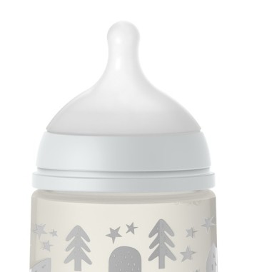 BIBERON TETINA SILICONA FISIOLOGICA SUAVINEX FLUJO M 270 ML
