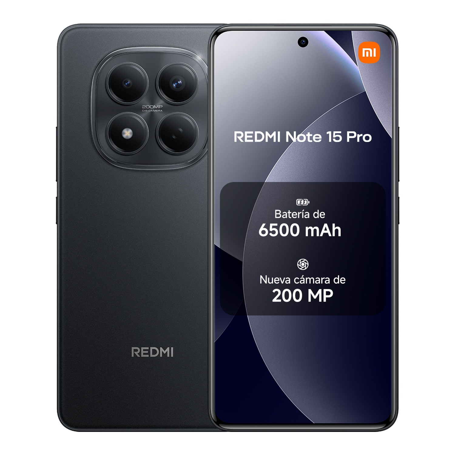 Oficial | 【Nuevo producto】REDMI Note 15 Pro, Batería masiva de 6500 mAh, Cámara de 200 MP con nitidez extraordinaria, Pantalla AMOLED de 6.77\