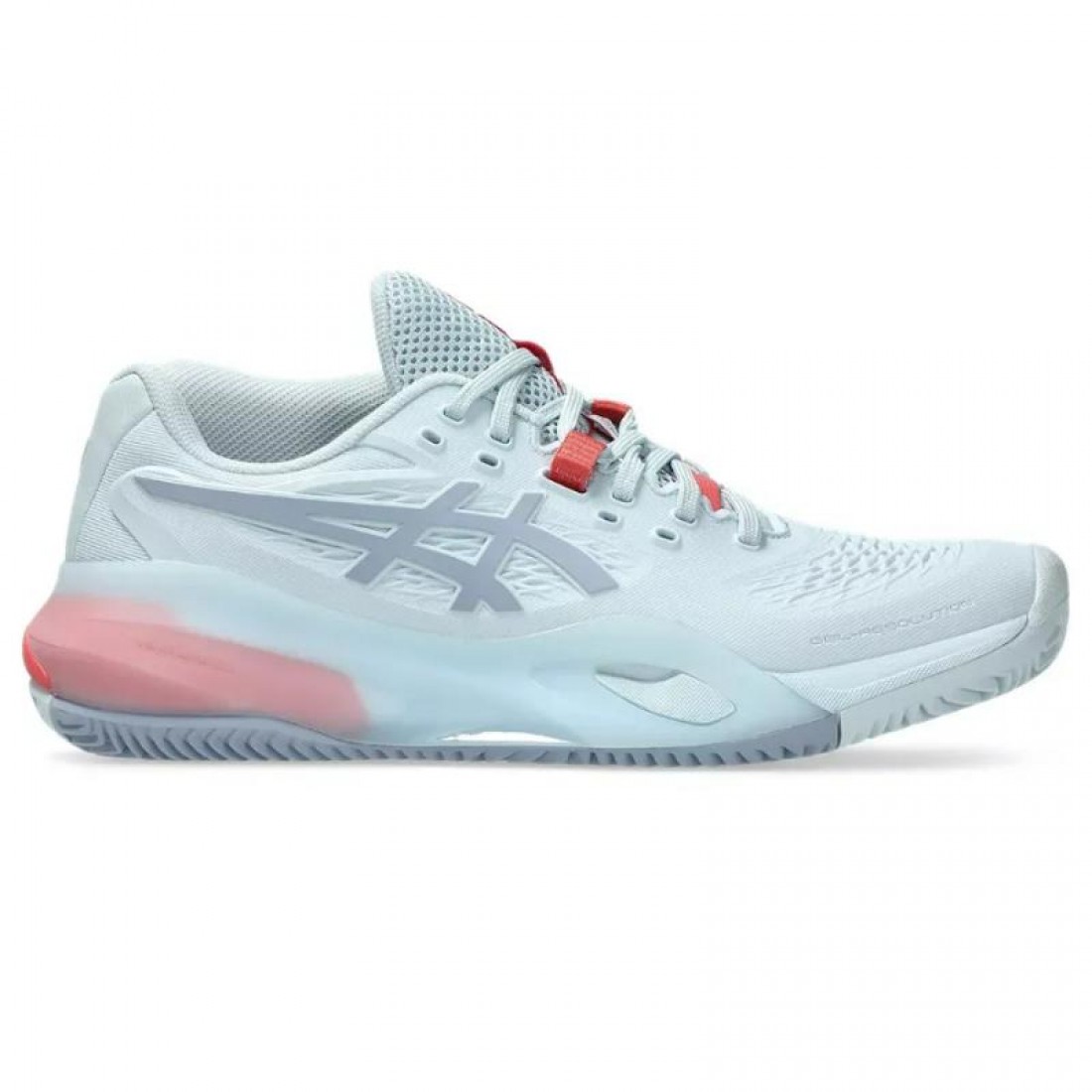 Zapatillas Asics Gel Resolution X Clay Azul Cielo Gris Mujer
