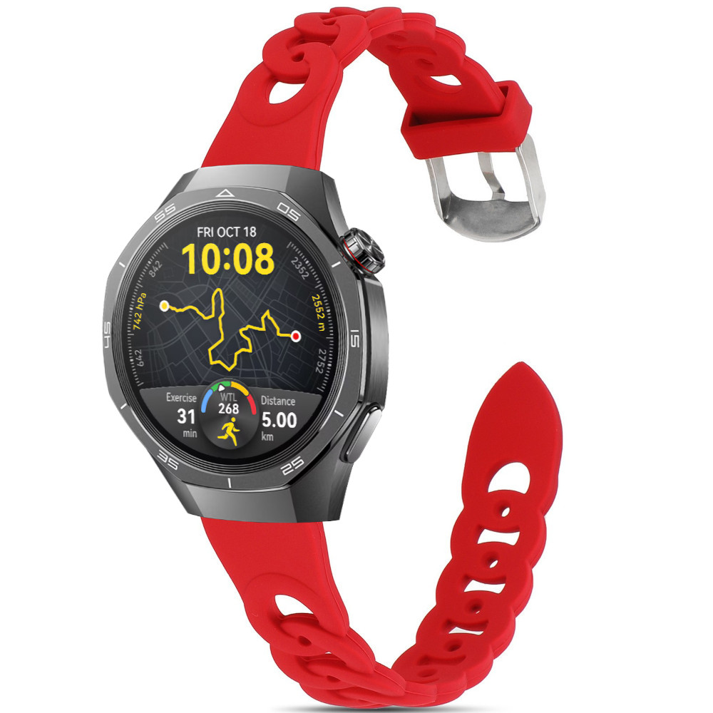 Correa de silicona para Huawei Watch GT 5 - 46mm / GT 5 - 46mm / GT 4 - 46mm / Amazfit GTR 4 / Bip 5 / Garmin Vivoactive 4, Diseño Cadenas Ancho 22mm