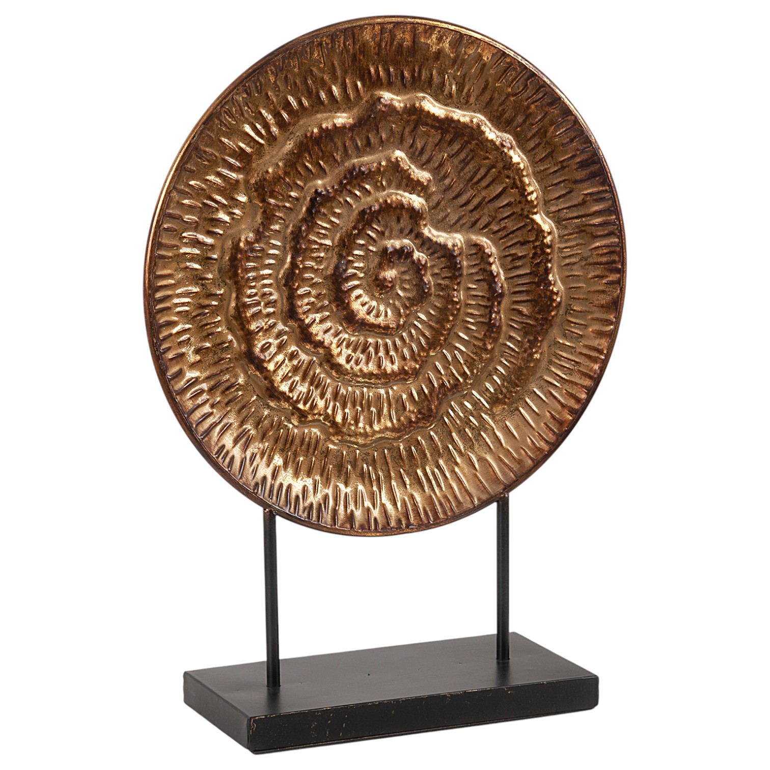 Disco decorativo metal en sop. 39x14x52cm El mejor complemento para tu hogar.