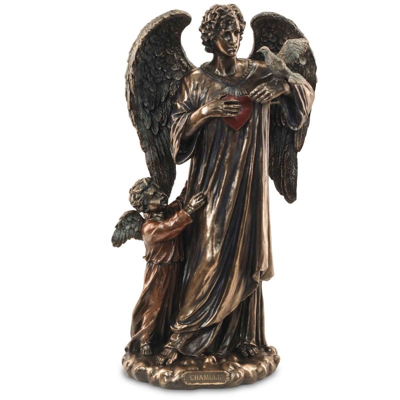 SIGNES GRIMALT Signes Grimalt Figura De Colección Arcángel Chamuel Bronce Decoración Clásica 29cm