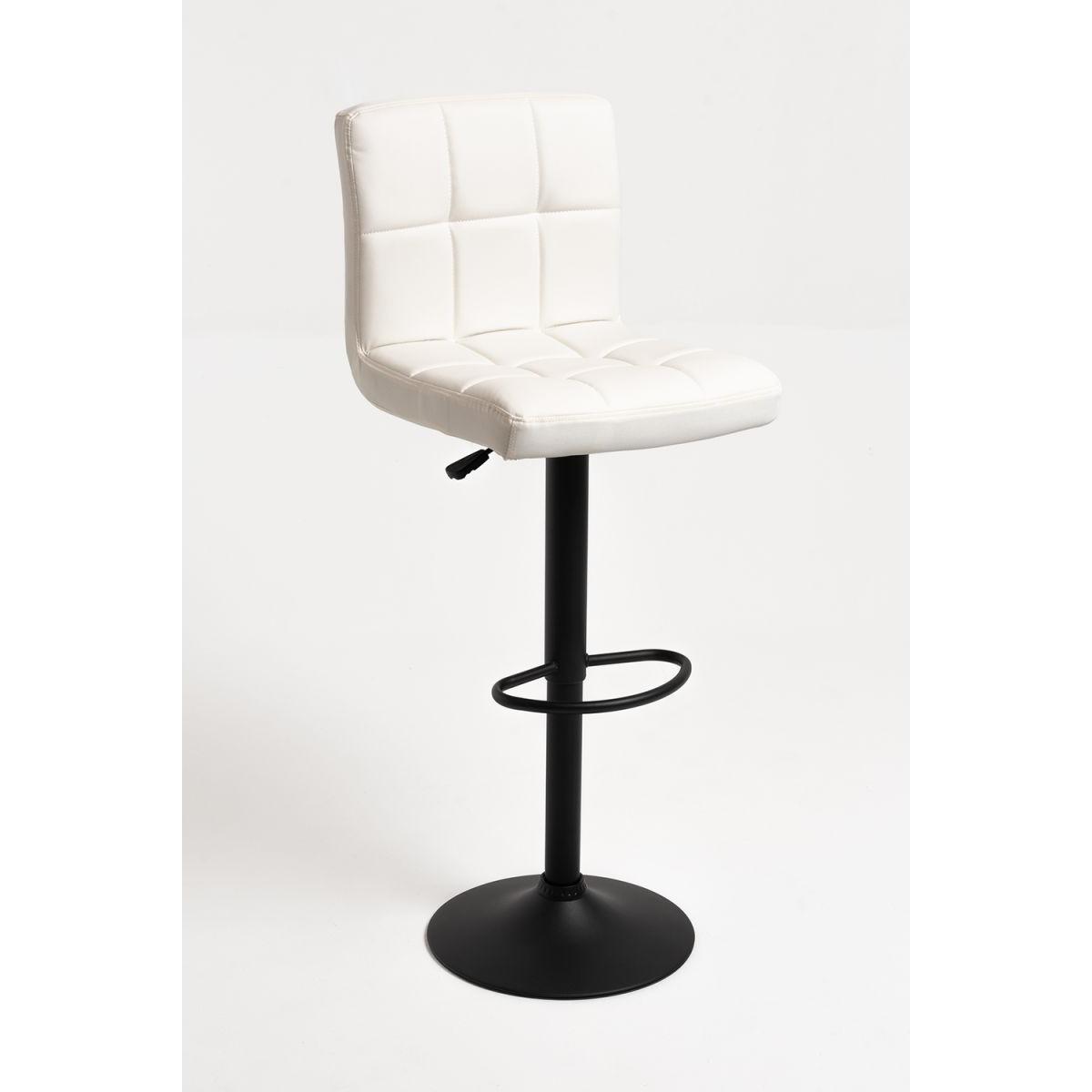 Regalos Miguel - Taburetes Cocina - Taburete Casper Black - Blanco