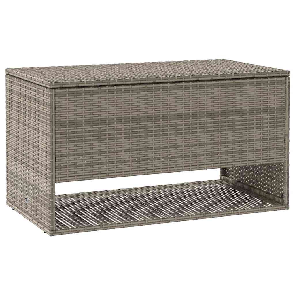 vidaXL Cojines para exterior gris 100x55x55,5 cm ratán sintético