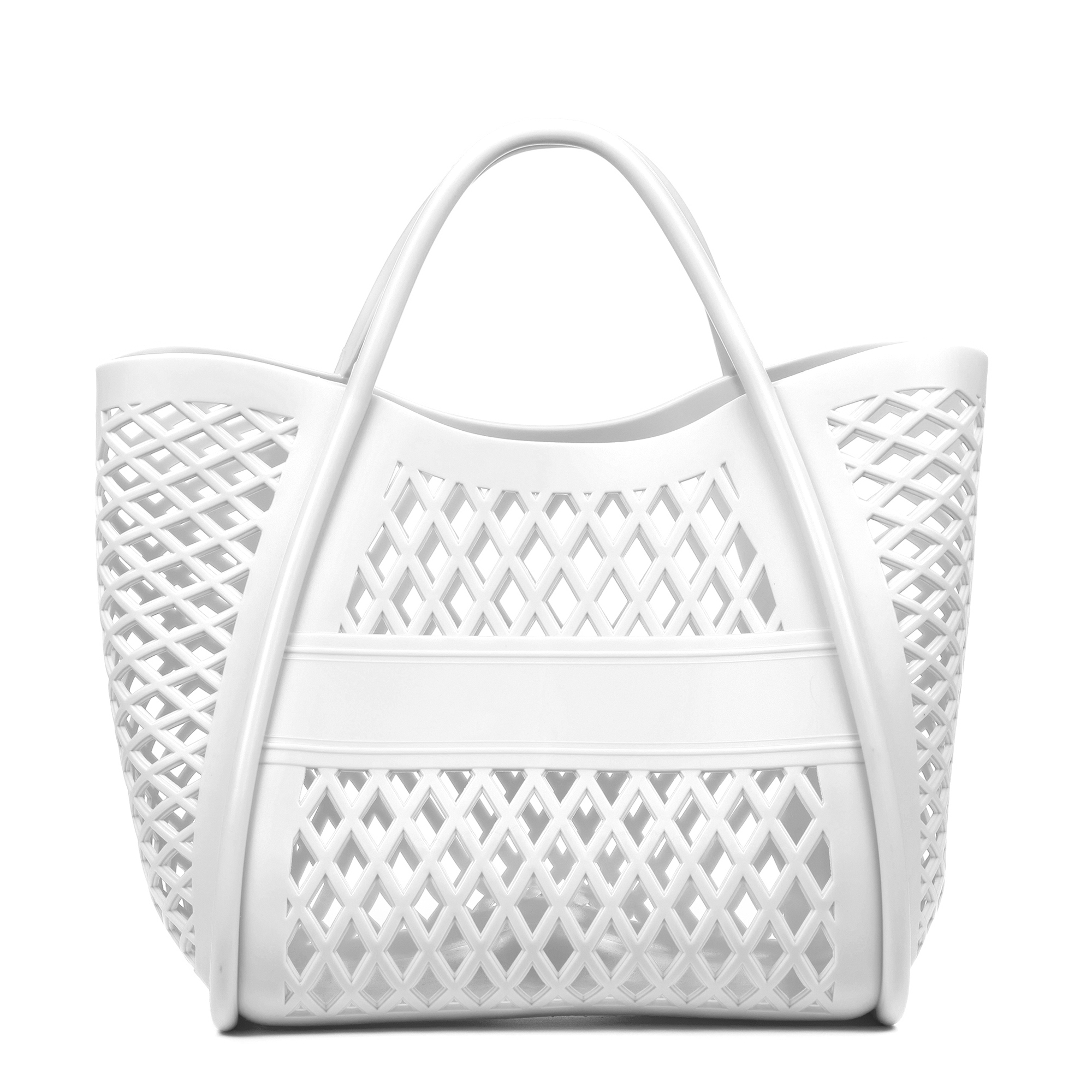 LIBELULLA. Villamar bolso Shopper cesta. De pvc perforado diseño exclusivo