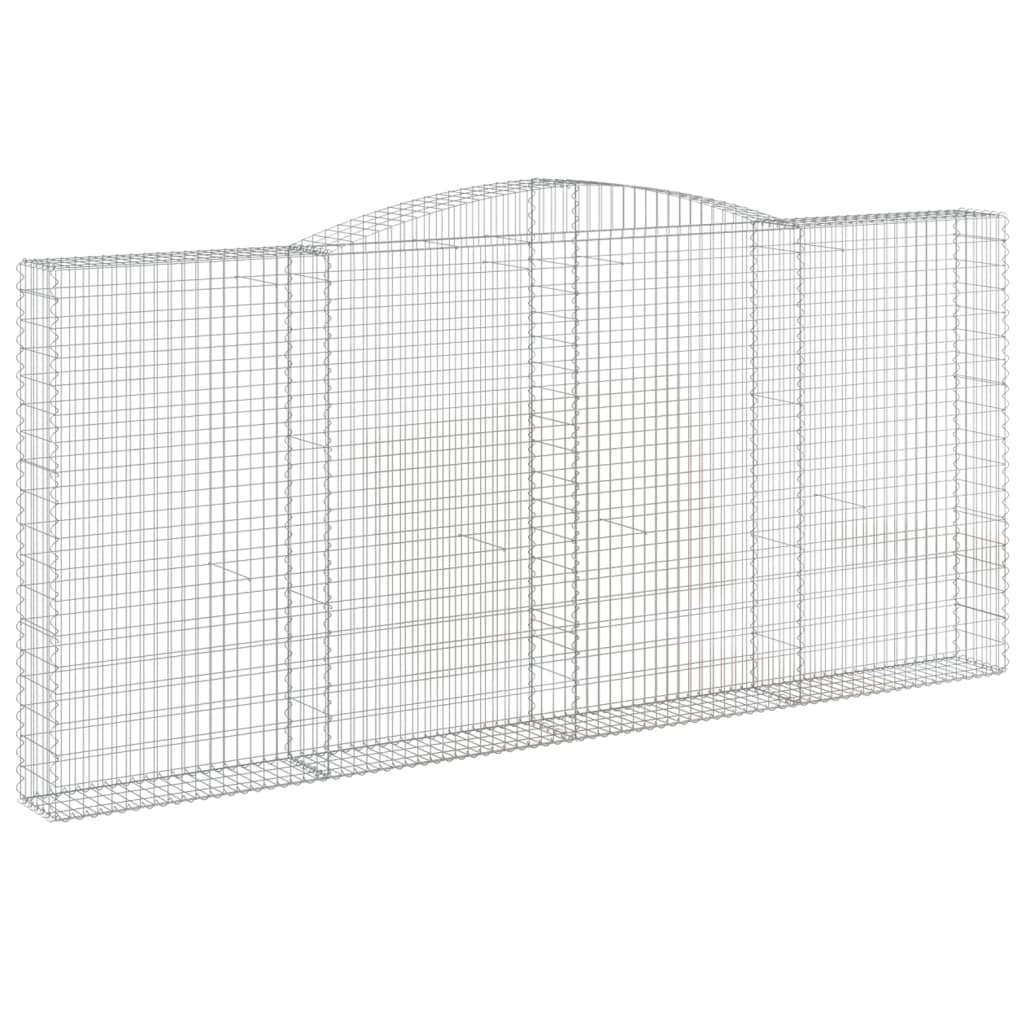 Cesta Gaviones Vidaxl Forma Arco Hierro Galvanizado