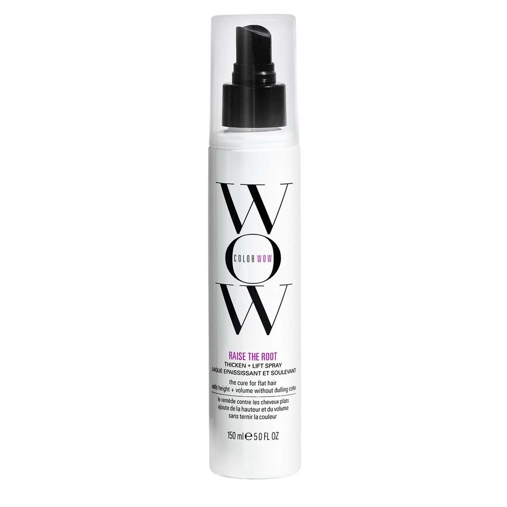 Color Wow - Spray volumen Raise the Root para cabello fino y plano, ultraligero sin rigidez ni pegajosidad, fórmula con polímeros flexibles 150 ml