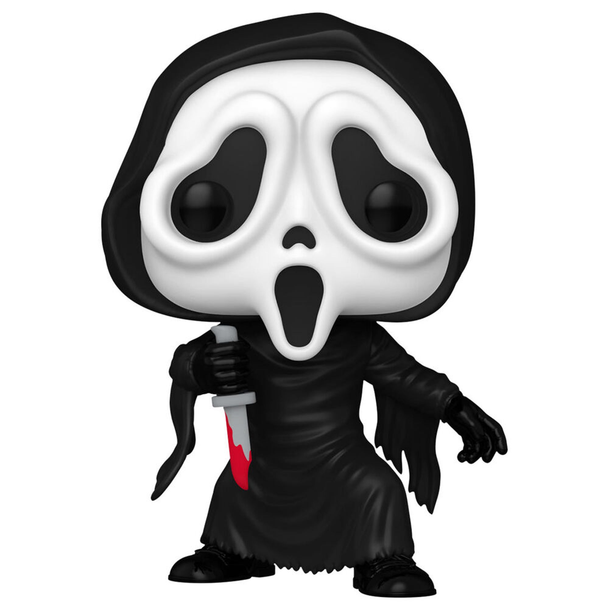 Figura de Vinilo Coleccionable Ghost Face de 25 cm para Fans de Películas, Muñeco Jumbo, Diseño Detallado con Cuchillo, Ideal para Decoración o Regalo