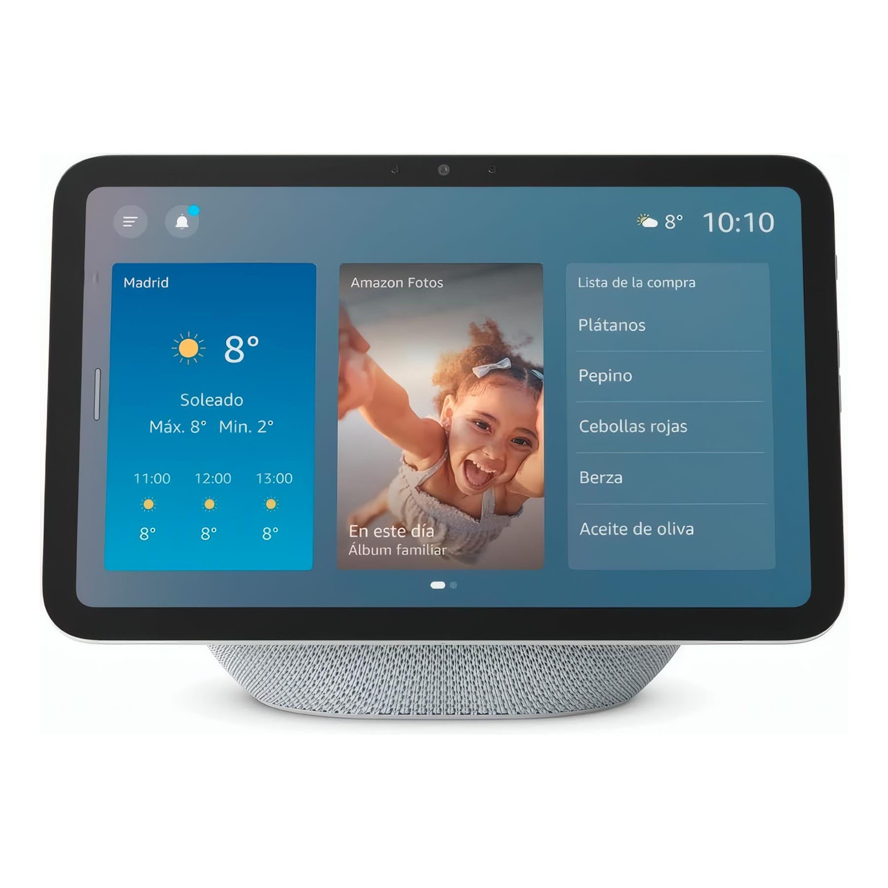 amazon Echo Show 8 (última generación) Blanco / Pantalla HD de 8,7" con audio espacial y Alexa