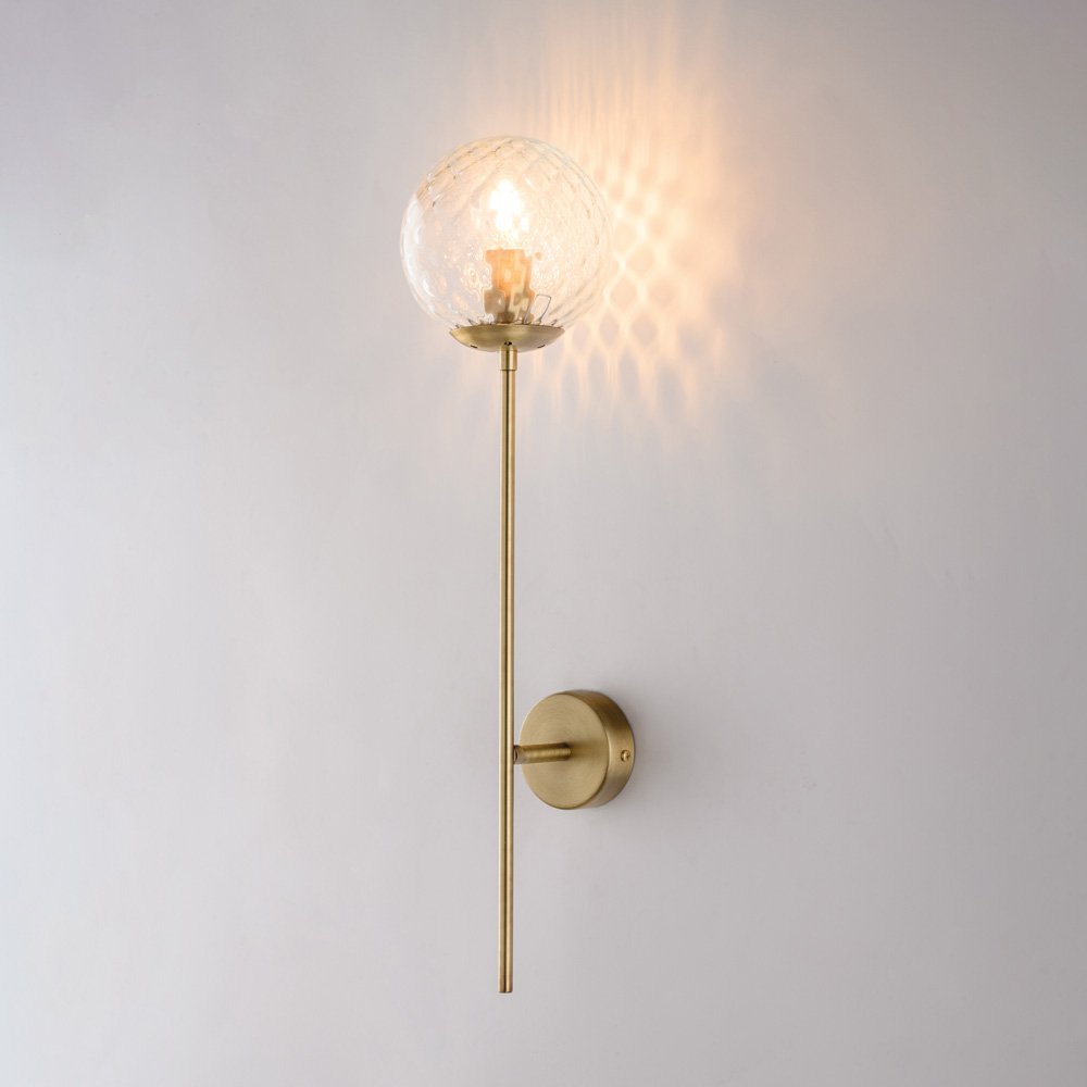 Apliques Contemporáneos Demetra Bronce 1 Luz E14