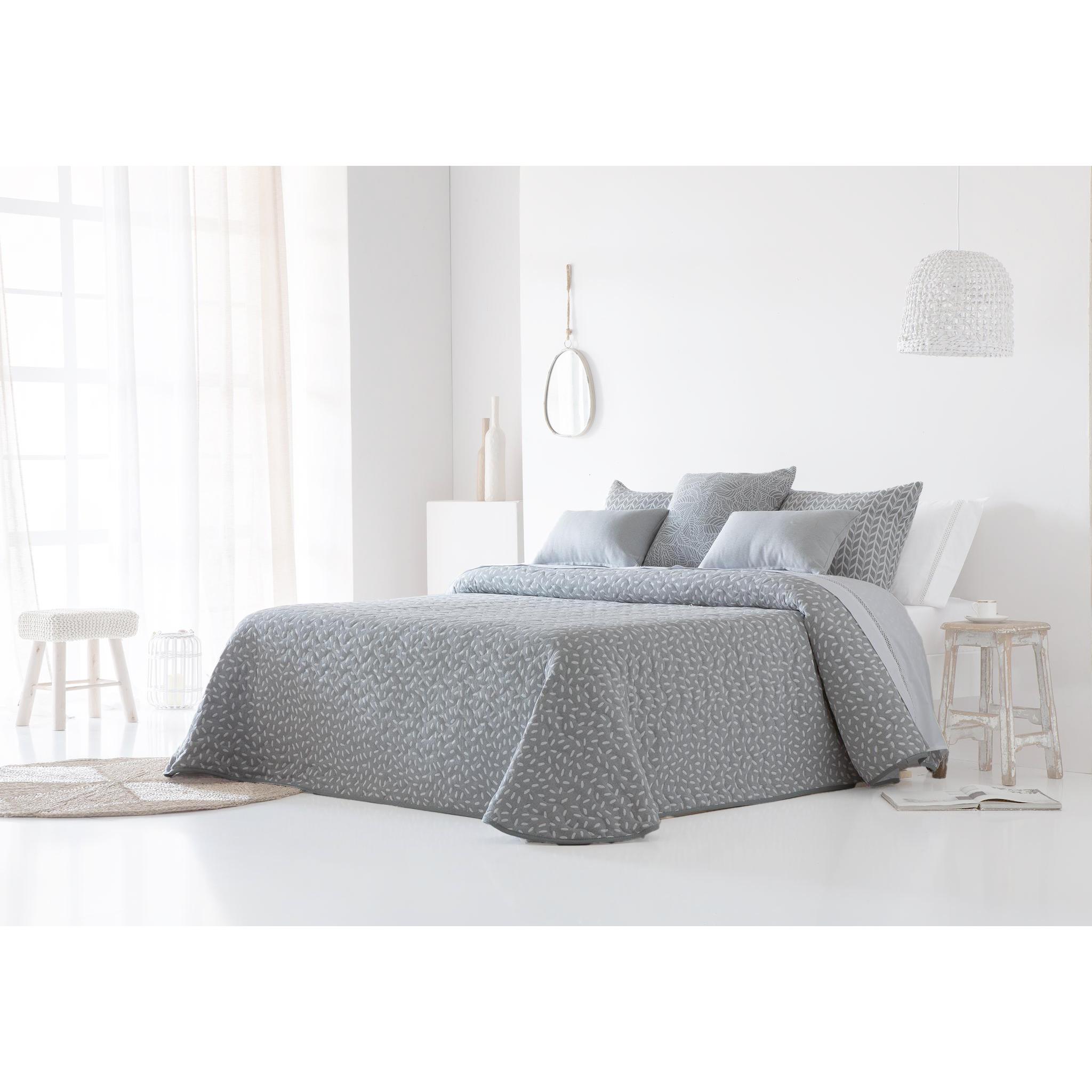 JVR - COLCHA BOUTI modelo MIKONOS - Tejido Jacquard Pique - Fabricado en España - Cama 90/105/135/150/160/180