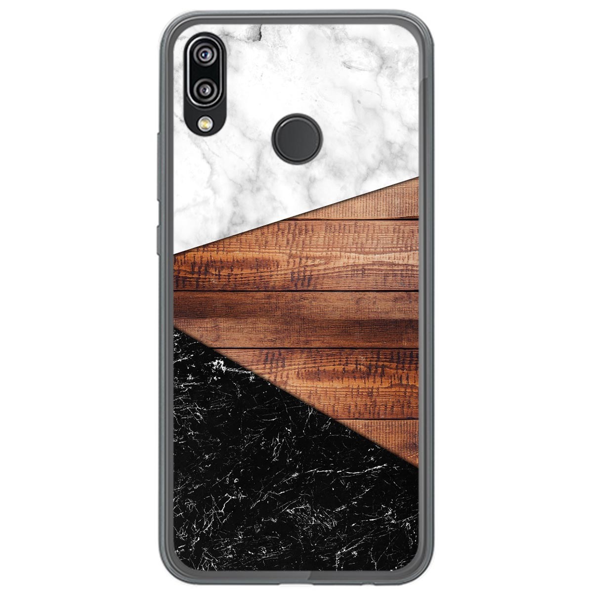 Tumundosmartphone Funda Gel Tpu para Huawei P20 Lite diseño Mármol 11 Dibujos