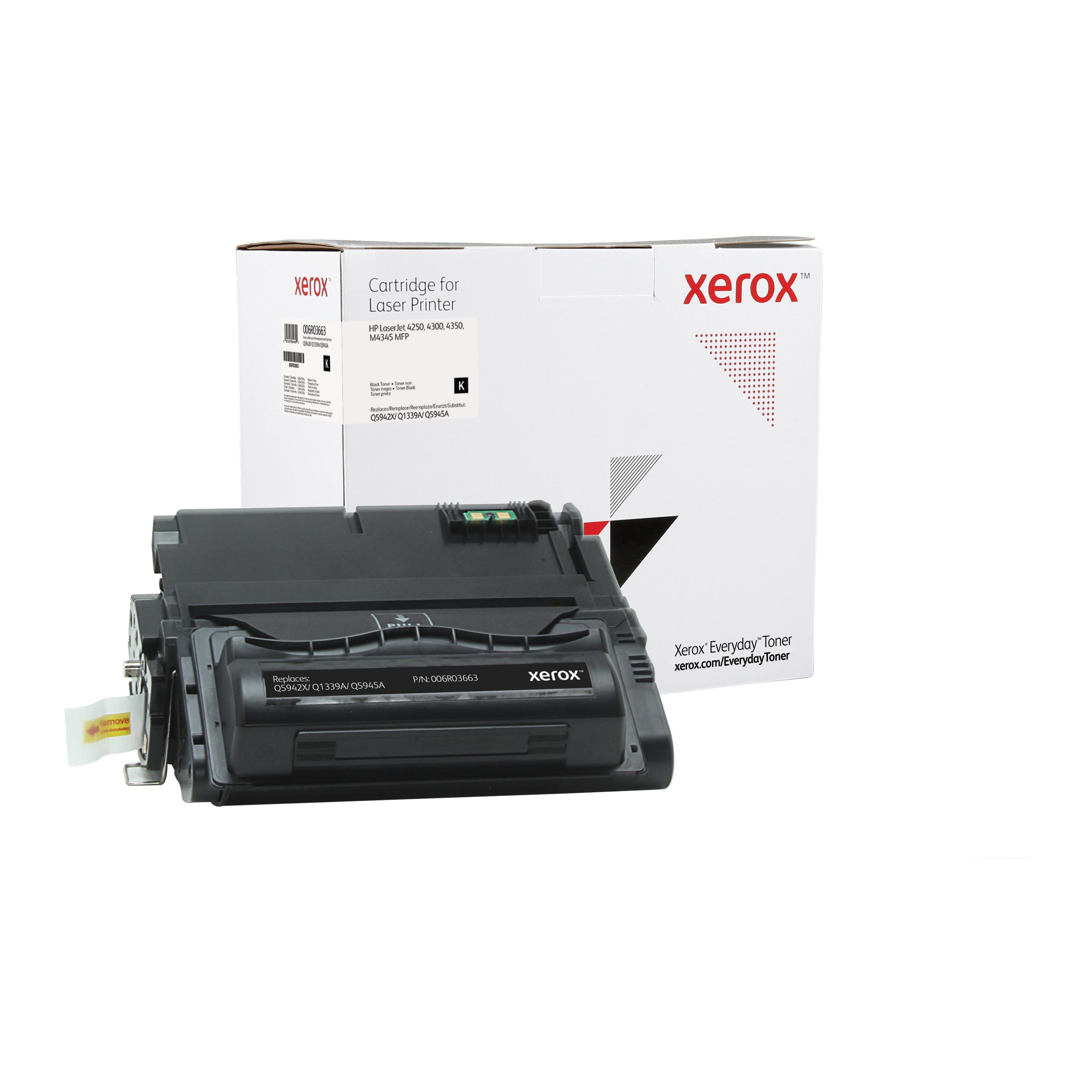 Compatible Everyday Tóner Mono Equivalente a Q5942X/ Q1339A/ Q5945A para HP LaserJet 4250, HP LaserJ