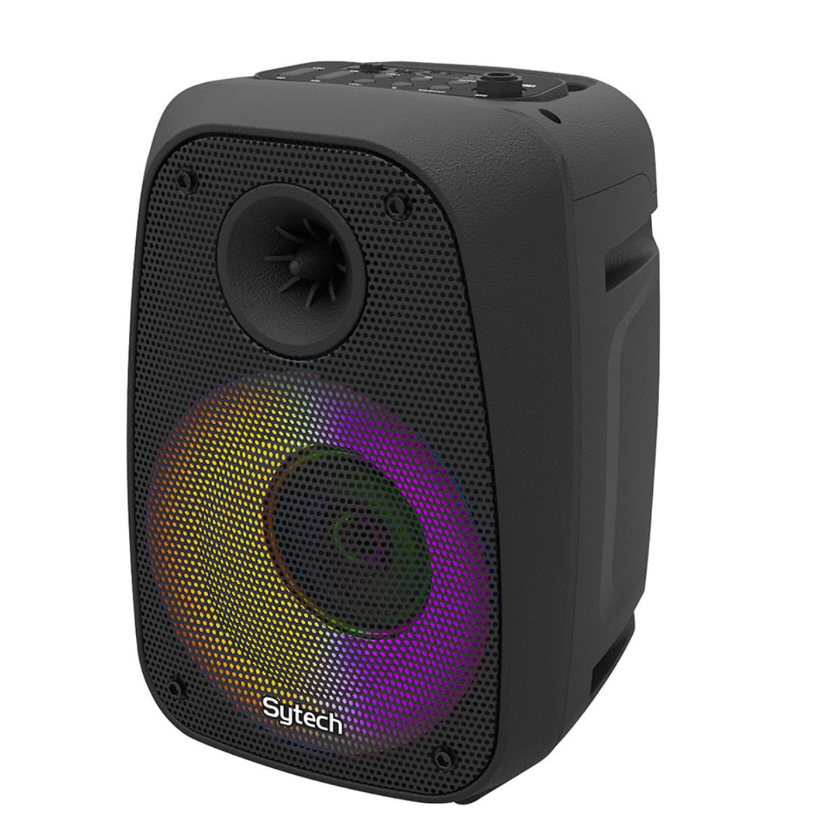 Altavoz Bluetooth Smartek Con Iluminación Rgb, Tarjeta Tf Y Radio