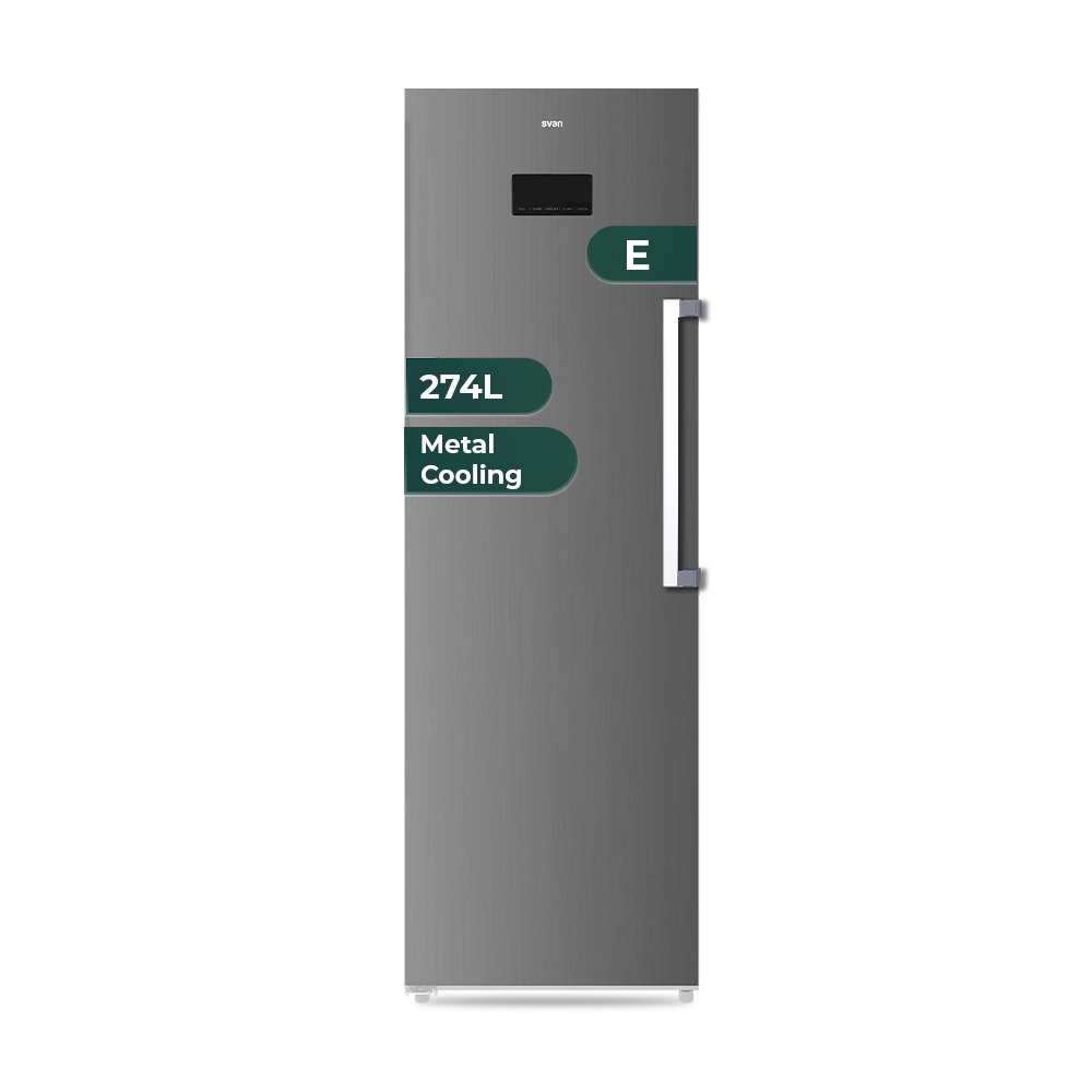 Congelador Svan SCV185602ENFDX - Clase E  - Color Acero Inox