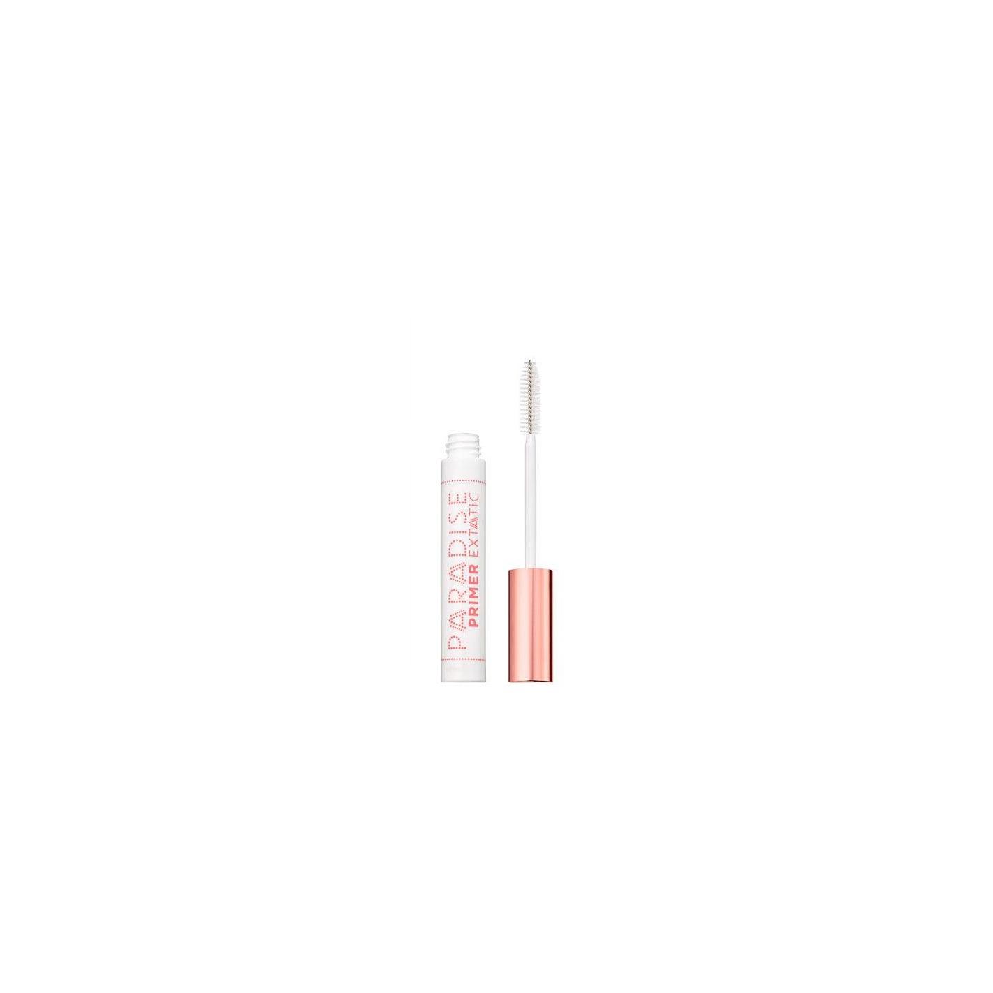 L'Oréal Paris - Prebase para máscara de pestañas VOLUMINOUS PARADISE con cera natural y aceite de mosqueta para volumen intenso, fortificación y reducción de caída al desmaquillar