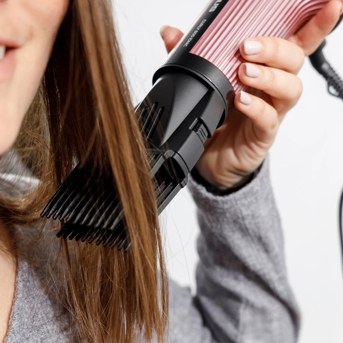 Secador de pelo 800W TAURUS Curly 800 Ionic  | 3 Velocidades, 3 Temperaturas, 900400000, Rosa