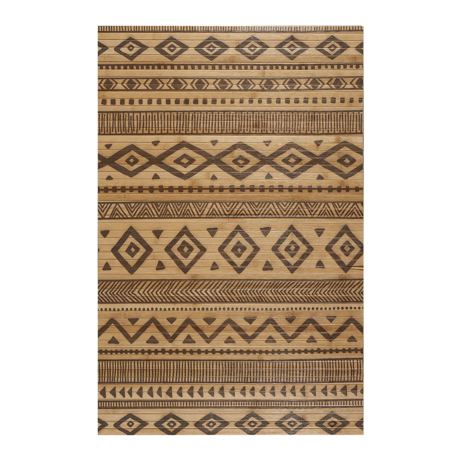STORESDECO Alfombra de bambú Natural Antideslizante Ideal para salón, Pasillo, baño… ¡Efecto tarima! Disponible en Medidas Grandes y más Colores