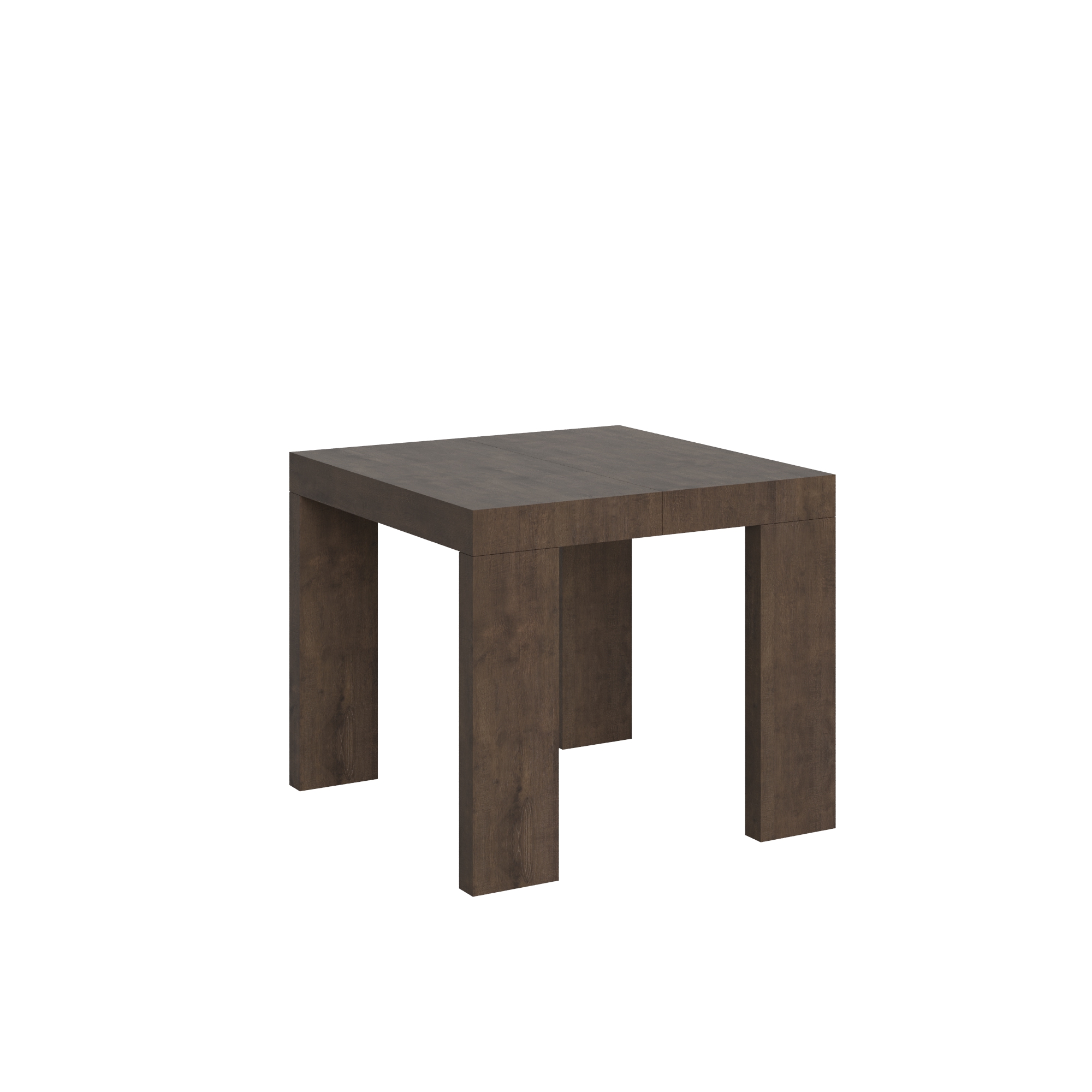 Mesa extensible 90x90/246 cm Roxell Nogal - Itamoby