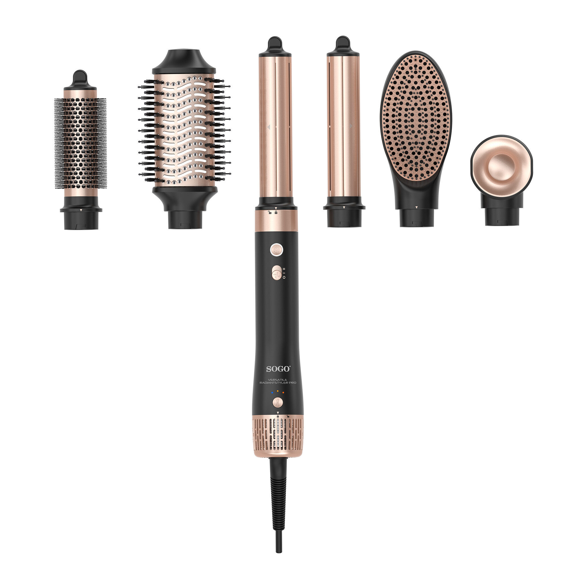 SET DE ESTILIZADOR PARA EL CABELLO 6 EN 1 «VERSATILE RADIANTSTYLER PRO
