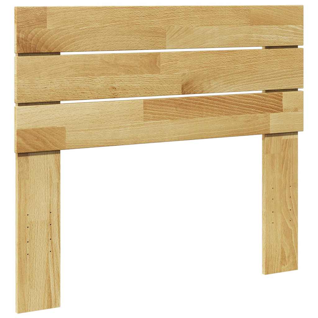 vidaXL Cabecero 90 cm Madera Maciza Roble