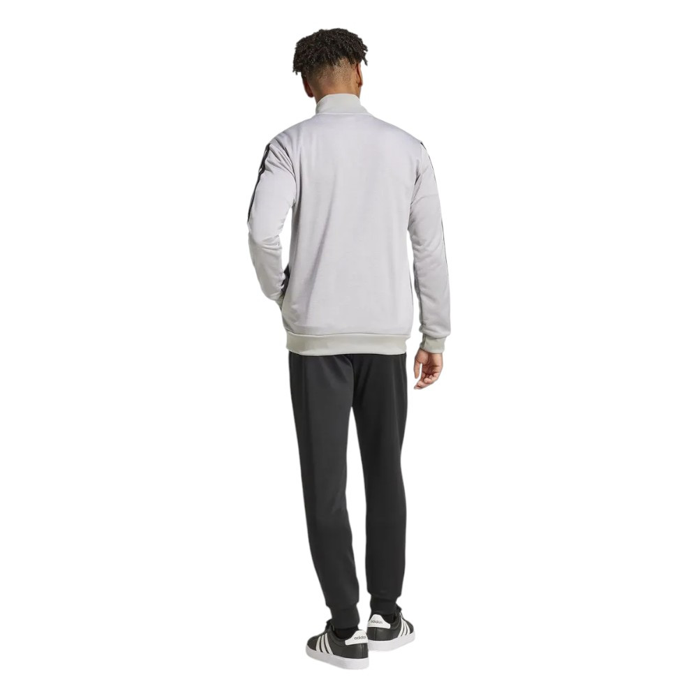 Chandal Adidas 3Bandas French Terry Tt Ts Negro Gris Ji8876 Hombre