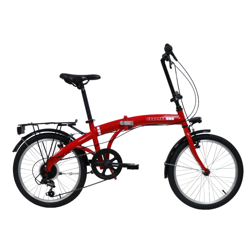 Vitalgym Bicicleta Plegable 20" Scrapper Compact Roja