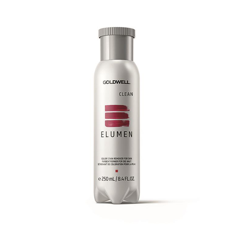 Goldwell Elumen Clean 250 Ml. Limpiador suave para manchas de tinte sin dañar la piel ni el cabello.