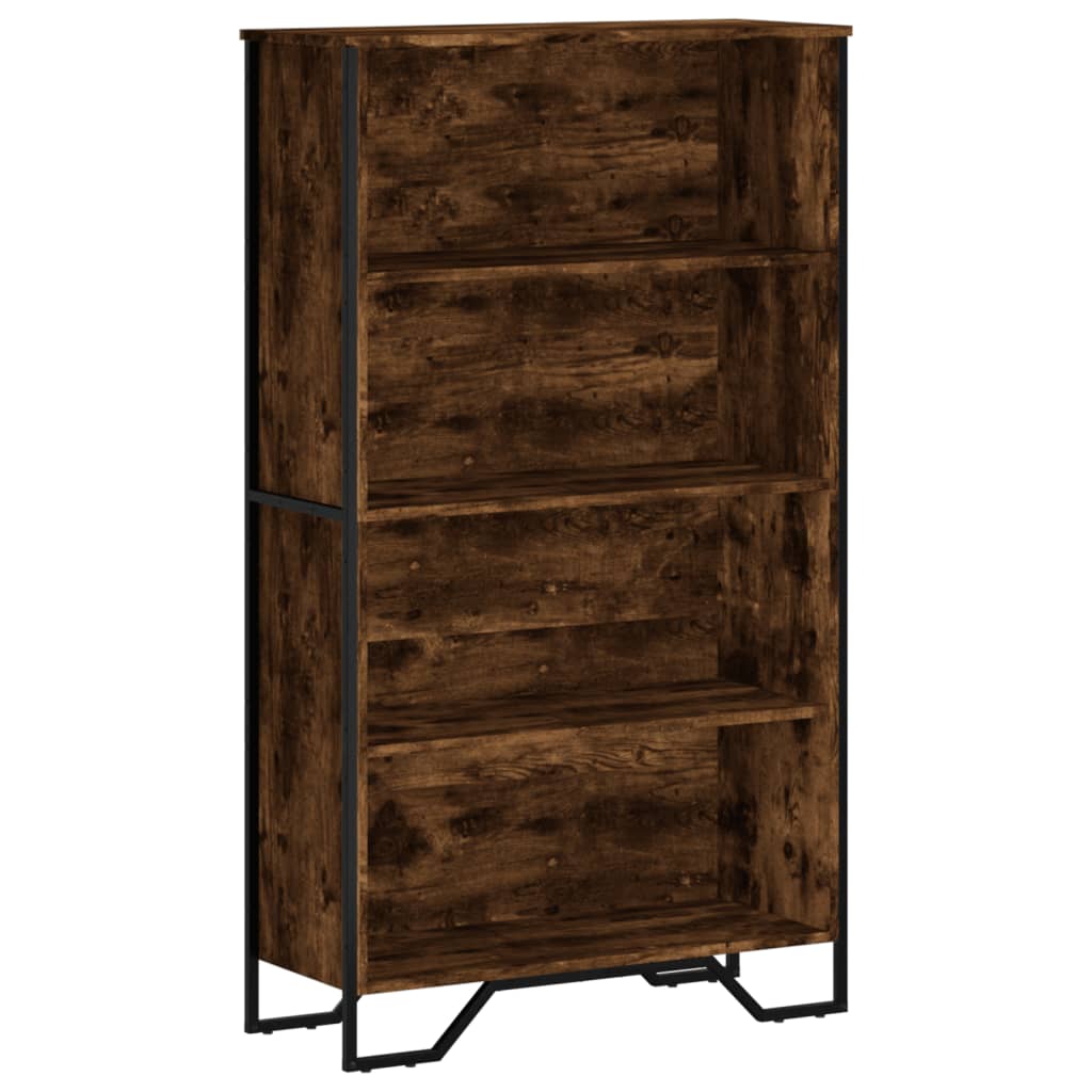 vidaXL Estantería de madera de ingeniería 80x31x137,5 cm Multicolor