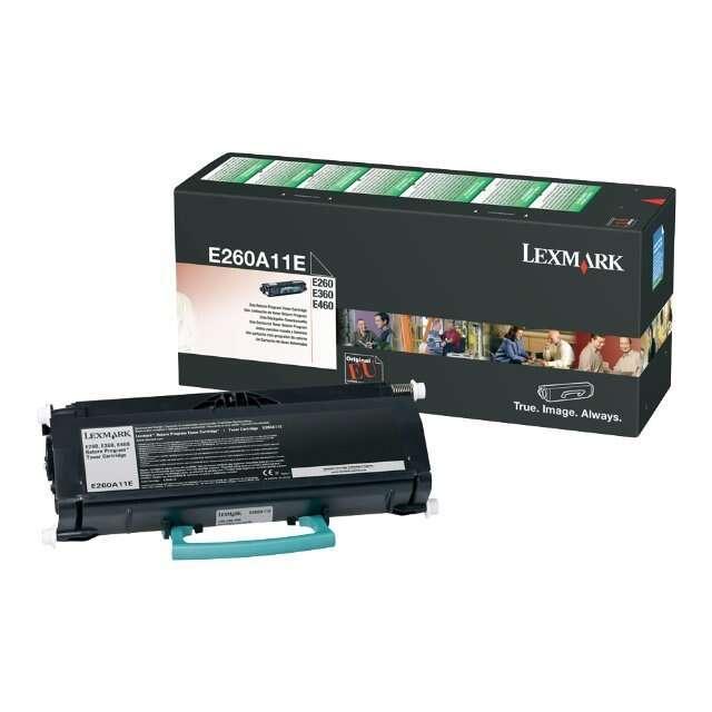 Lexmark e260 / e360 / e460 / e462 negro cartucho de toner original - e260a11e