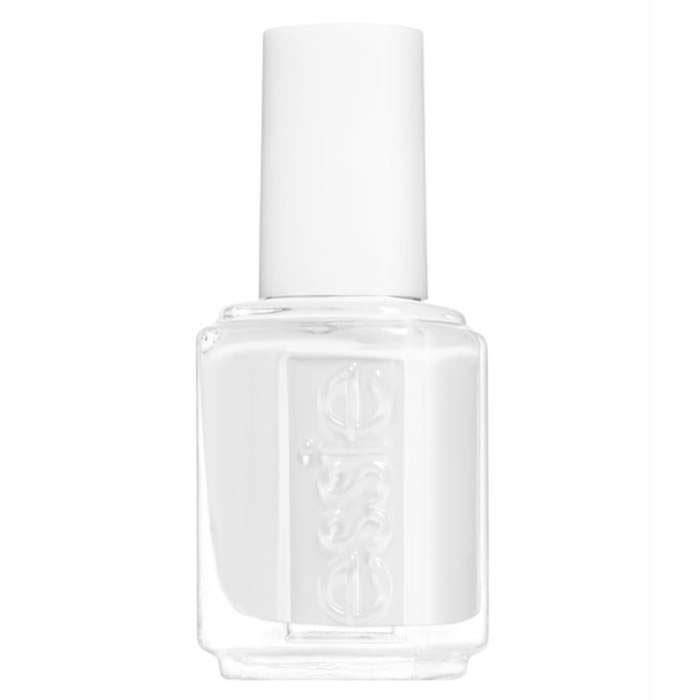 Essie Esmalte de Uñas Acabado Semipermanente Secado Rápido Pintauñas Brillante Hasta 7 Días de Duración Tono 001 Blanc 13,5 Ml